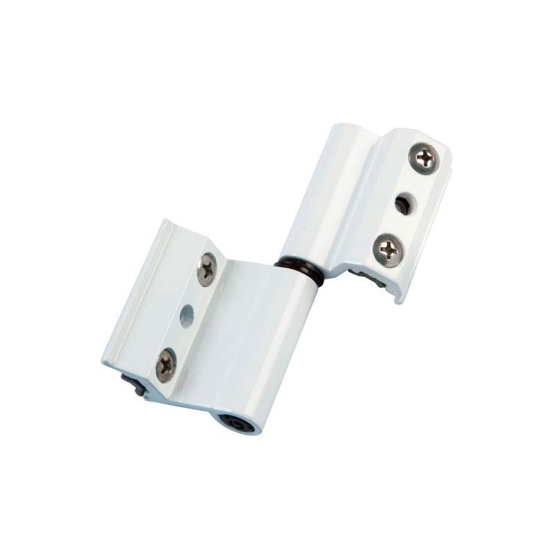 Bisagra V2P Aluminio Izquierda Blanco de Amig