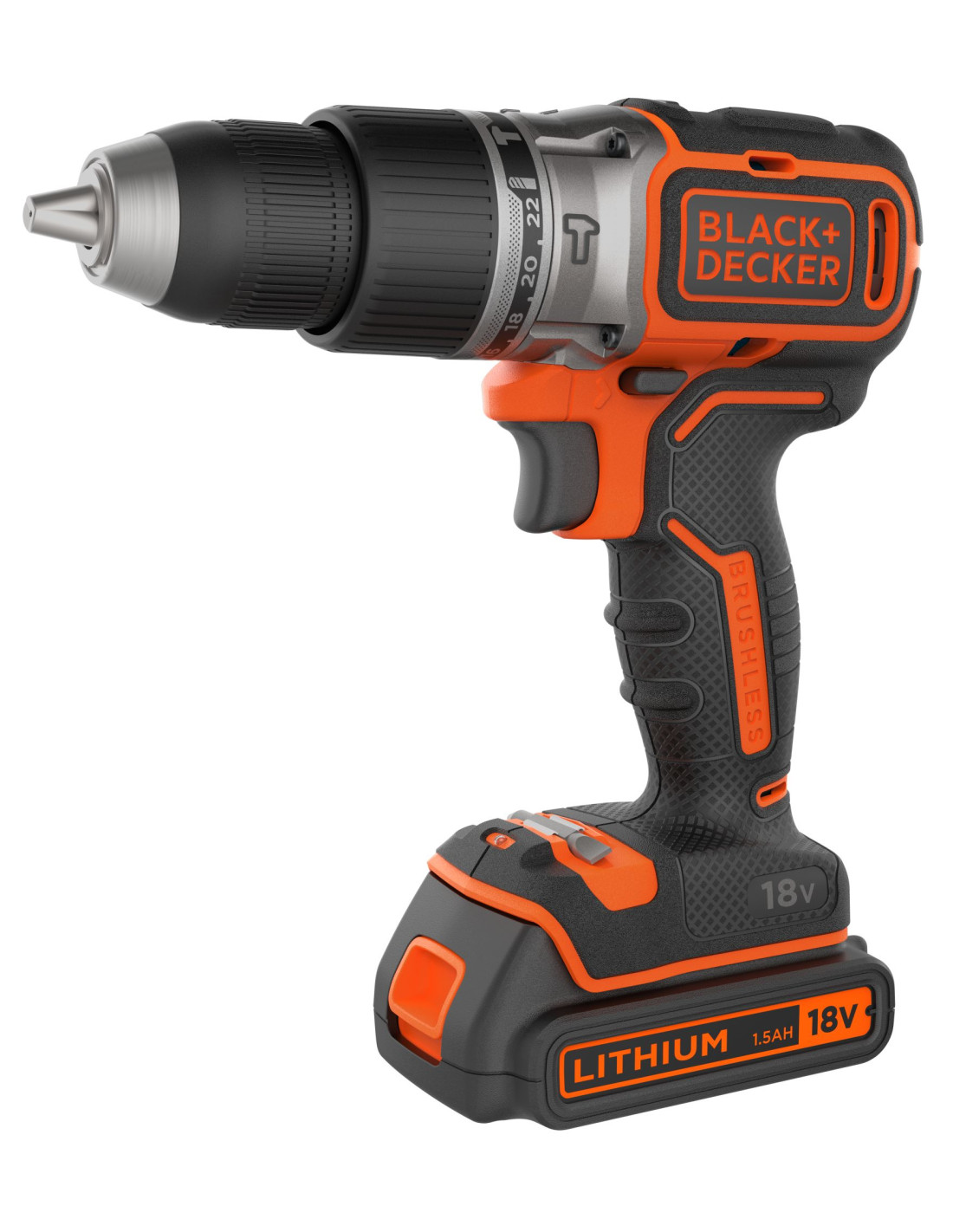 BLACK and DECKER TALADRO PERCUTOR BATERIA 18V BL188KB