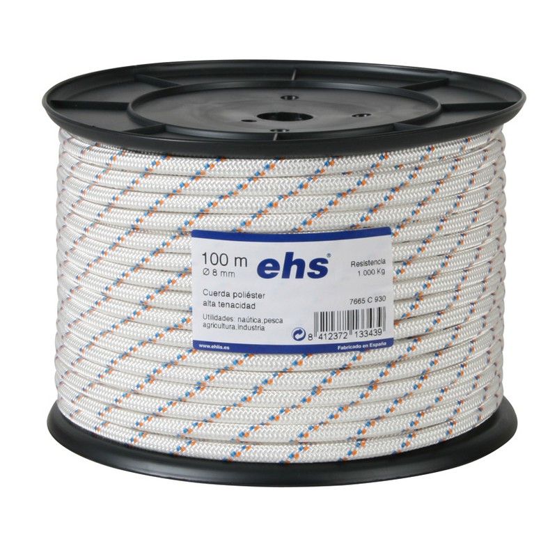 Cuerda Poliester A. Tenacidad 12Mm. 75M 7665C950 Ehs