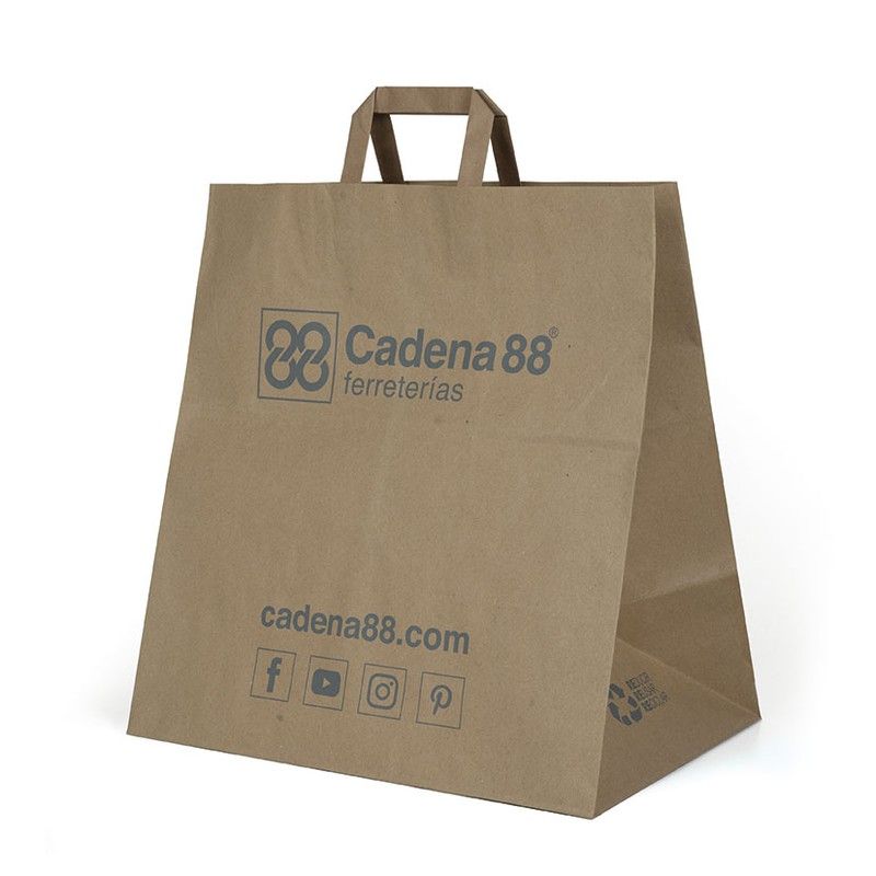 Bolsa Papel C 88 38X40 Cm. Cja.200 Un. CH130-3 Cadena88