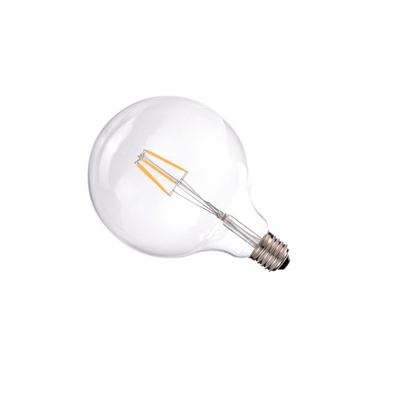 Bombilla led G125 Filamento Edison 6W E27 blanca 2700K