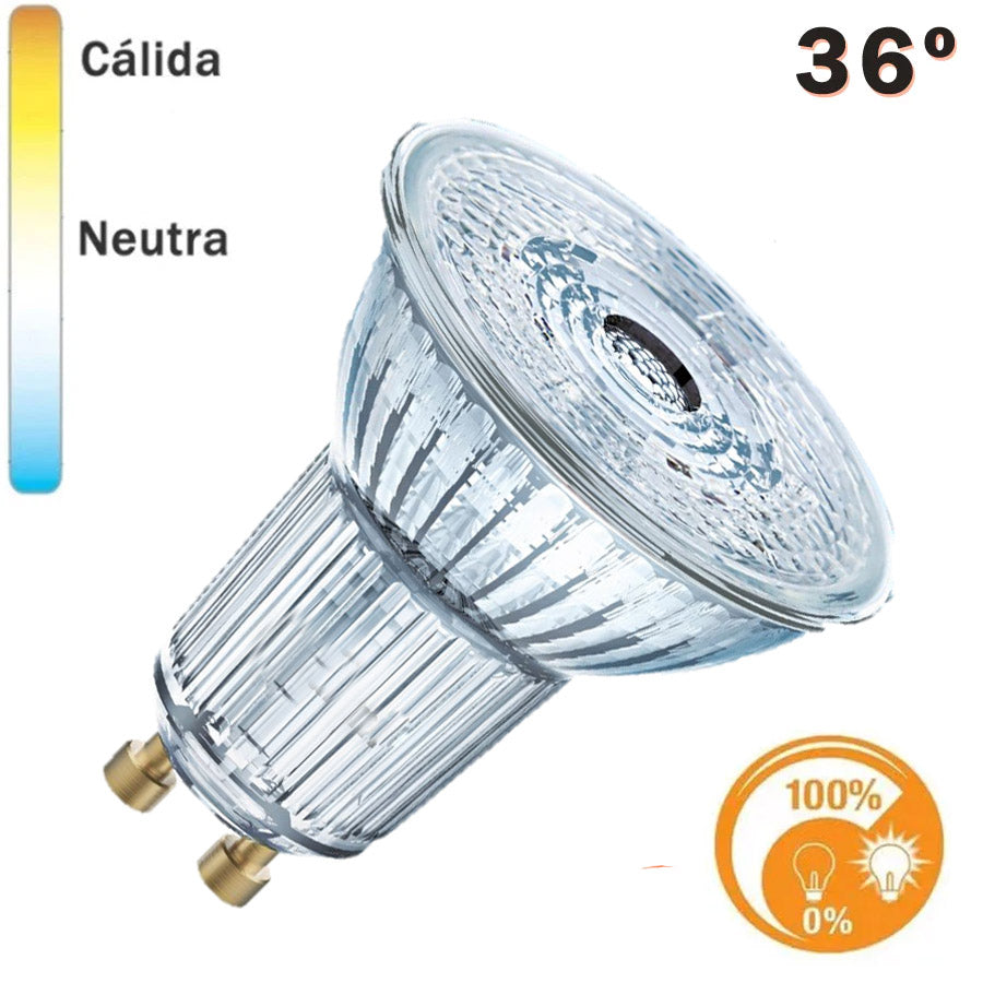 Bombilla LED Radium LEDadvance GU10 6,5W 36º Regulable