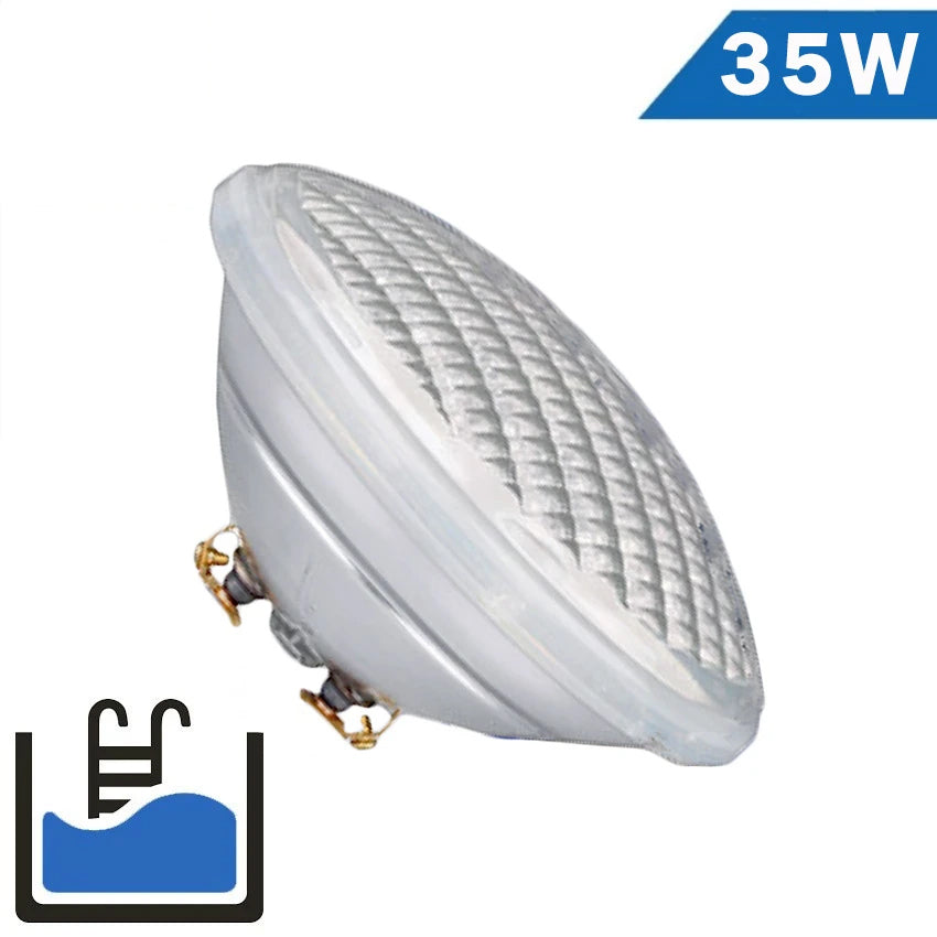 Bombilla LED Piscinas PAR56 LED 35W 12V Luz Blanca