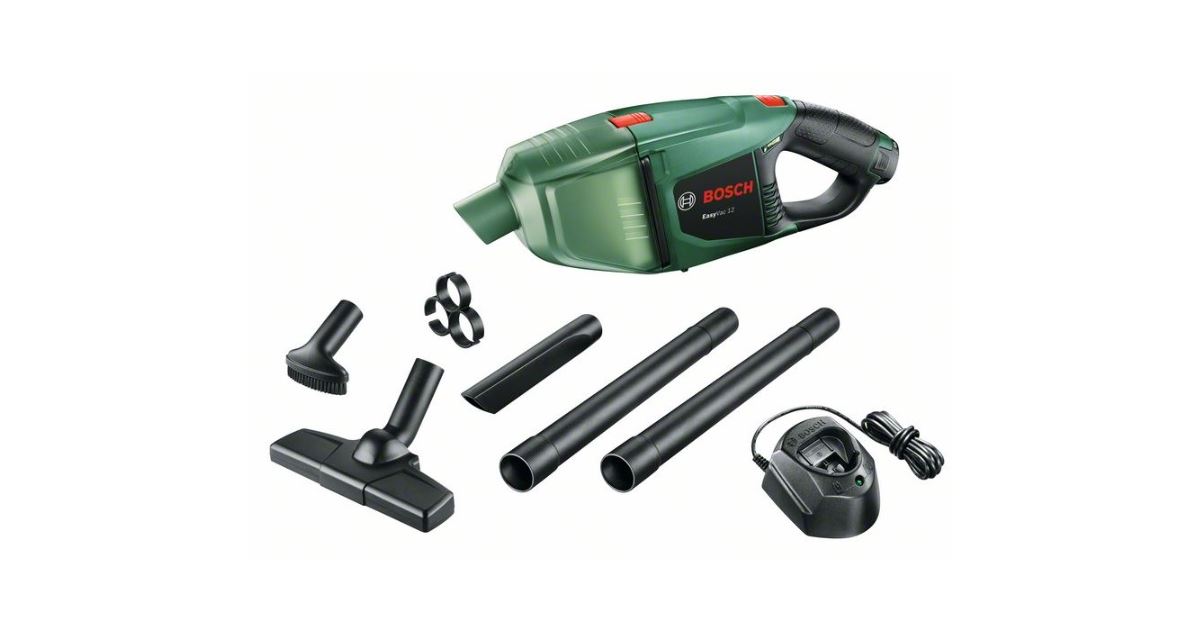 BOSCH Aspirador a batería EasyVac 12 Set - 1 batería 2,0 Ah 06033D0001