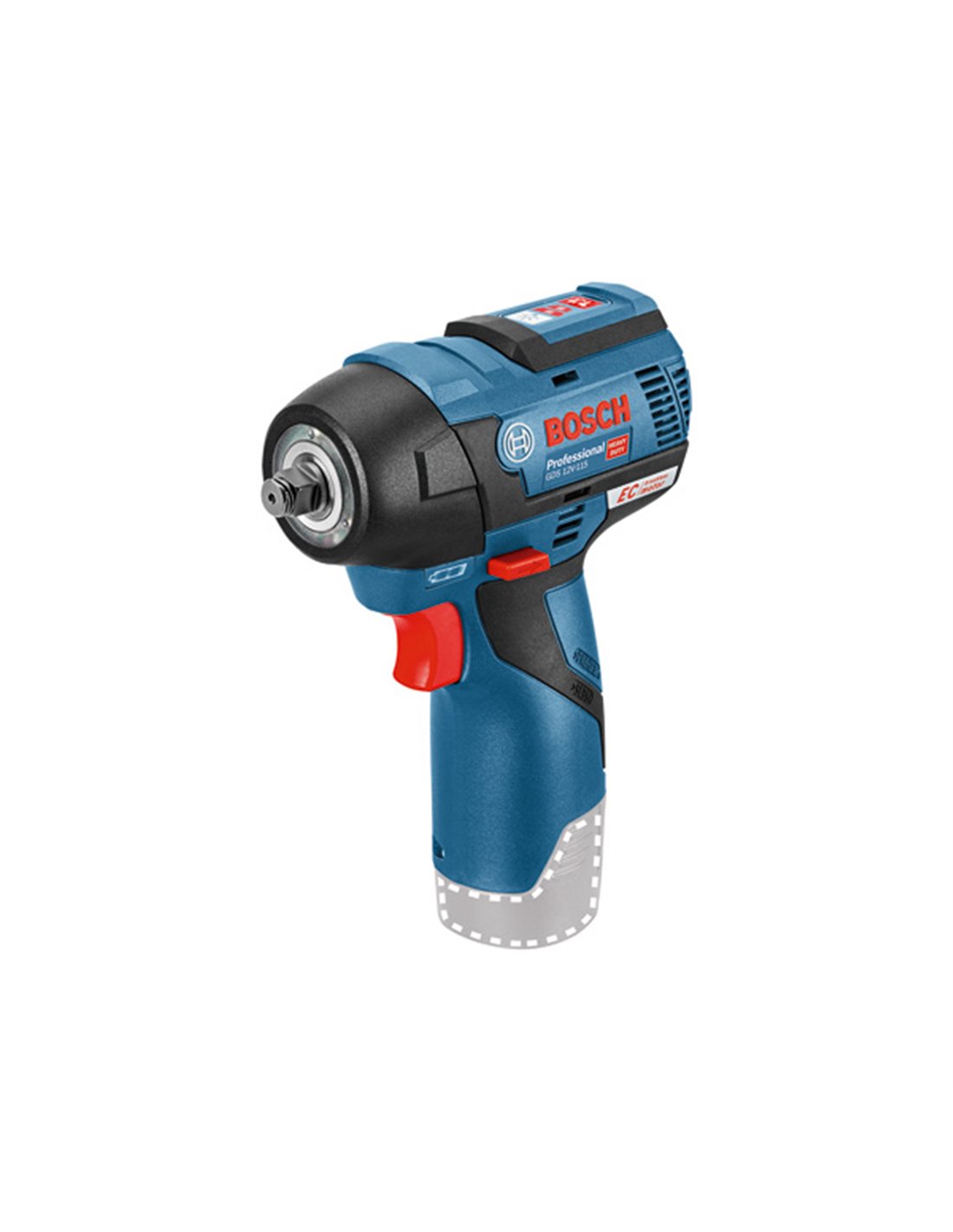 Atornillador de Impacto Bosch GDS 12V-115 Professional | Brintus