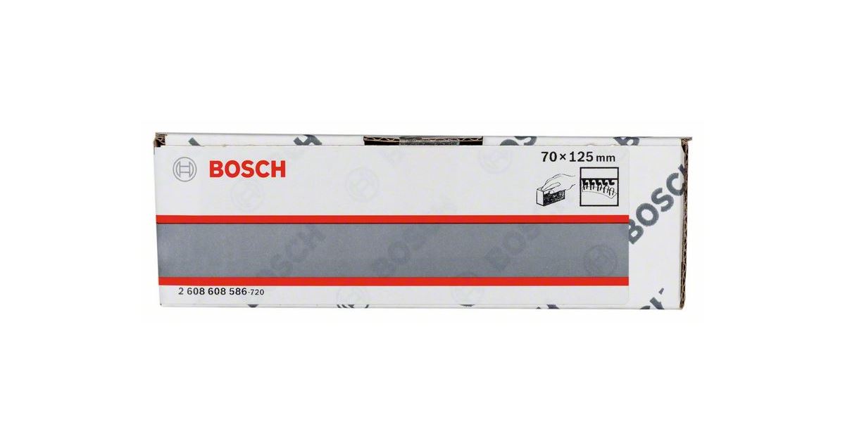 BOSCH Bloque para lijado manual, doble cara 70 x 125 mm 2608608586