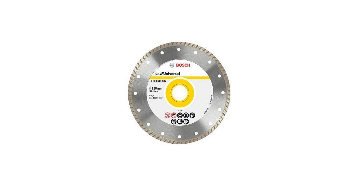 BOSCH Disco corte diamante ECO Para Universal 125x22,23x2,4x7 2608615037