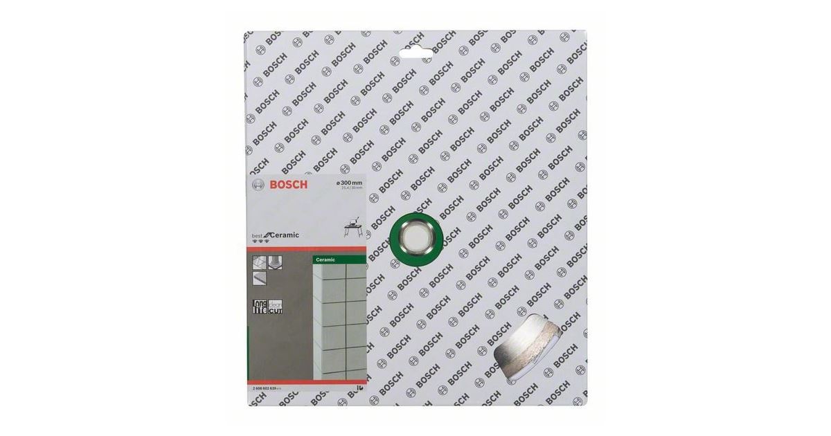 BOSCH Disco de corte de diamante Best for Ceramic 300 x 30/25,40 x 2,8 x 10 mm 2608602639