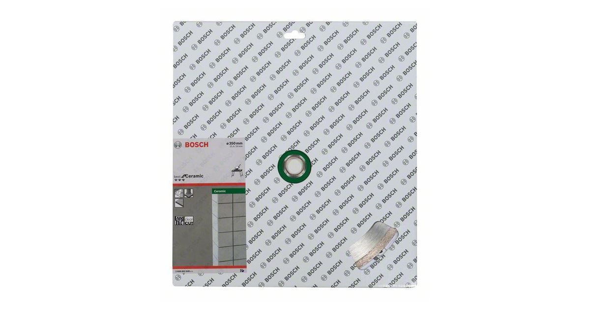 BOSCH Disco de corte de diamante Best for Ceramic 350 x 30/25,40 x 3 x 10 mm 2608602640
