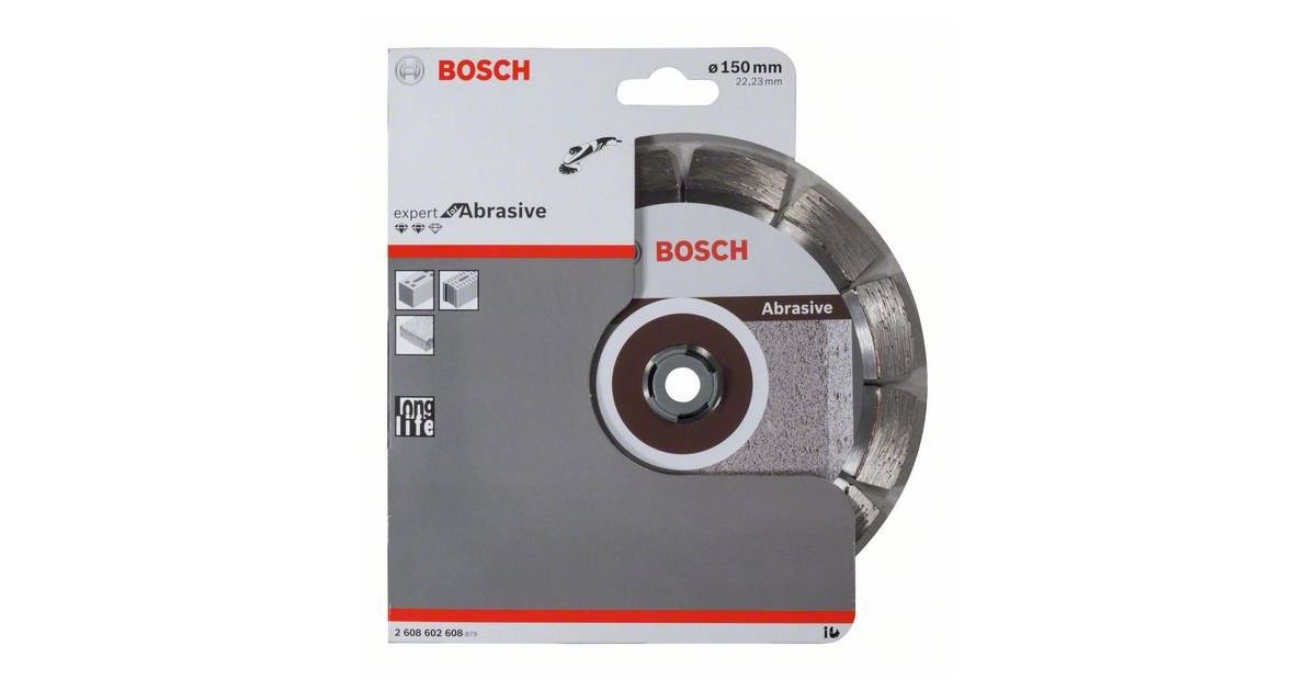 BOSCH Disco de corte de diamante Expert para hormigón 180 x 22,23 x 2,4 x 12 mm 2608602608