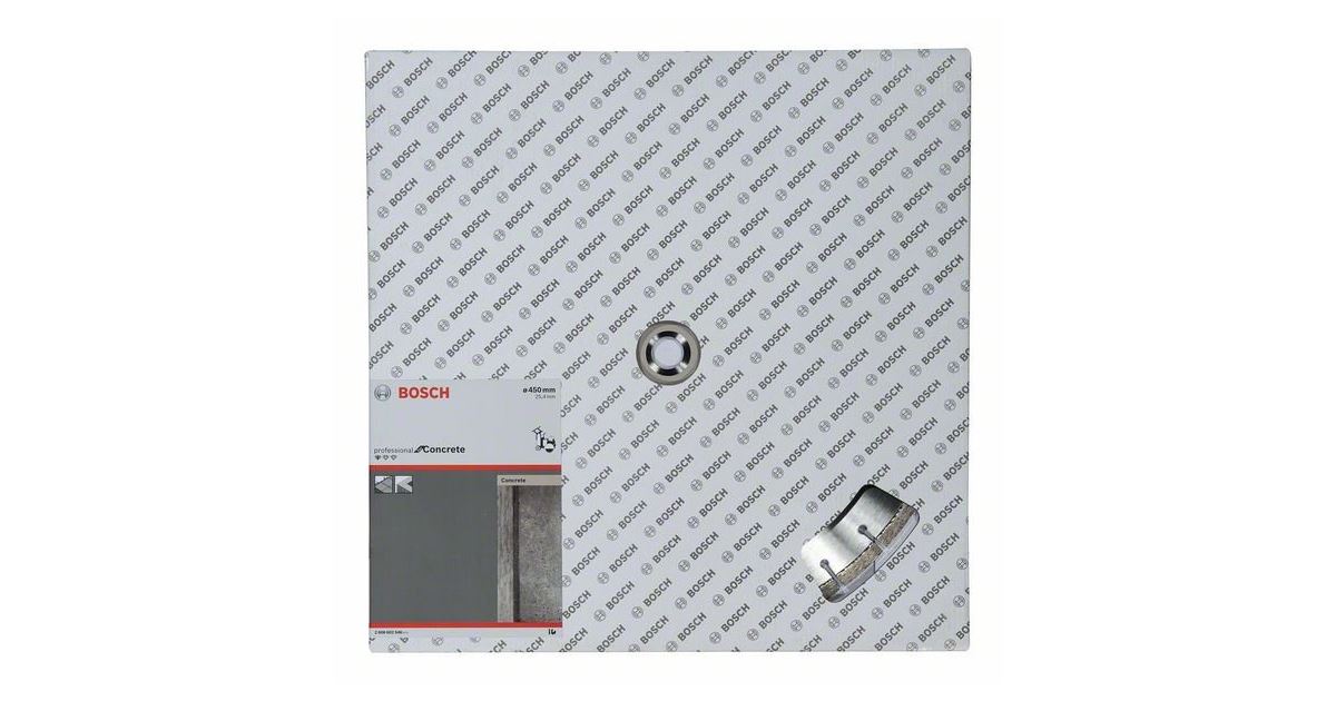 BOSCH Disco de corte diamantado ST para hormigón 450 x 25,40 x 3,6 x 10 mm 2608602546