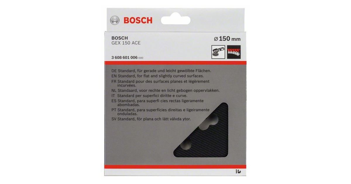 BOSCH Discos de lija Sin kit de fijación 2608601175