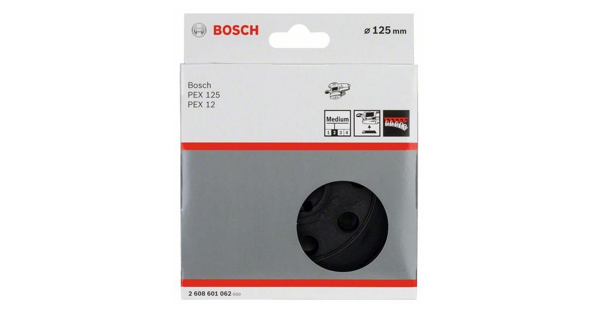 BOSCH Discos de lijado Medianos 125 mm 2608601062