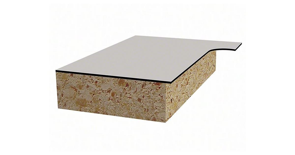 BOSCH Fresa de alineación 8 mm, D1 12,7 mm, L 25,4 mm, G 68 mm 2608628348