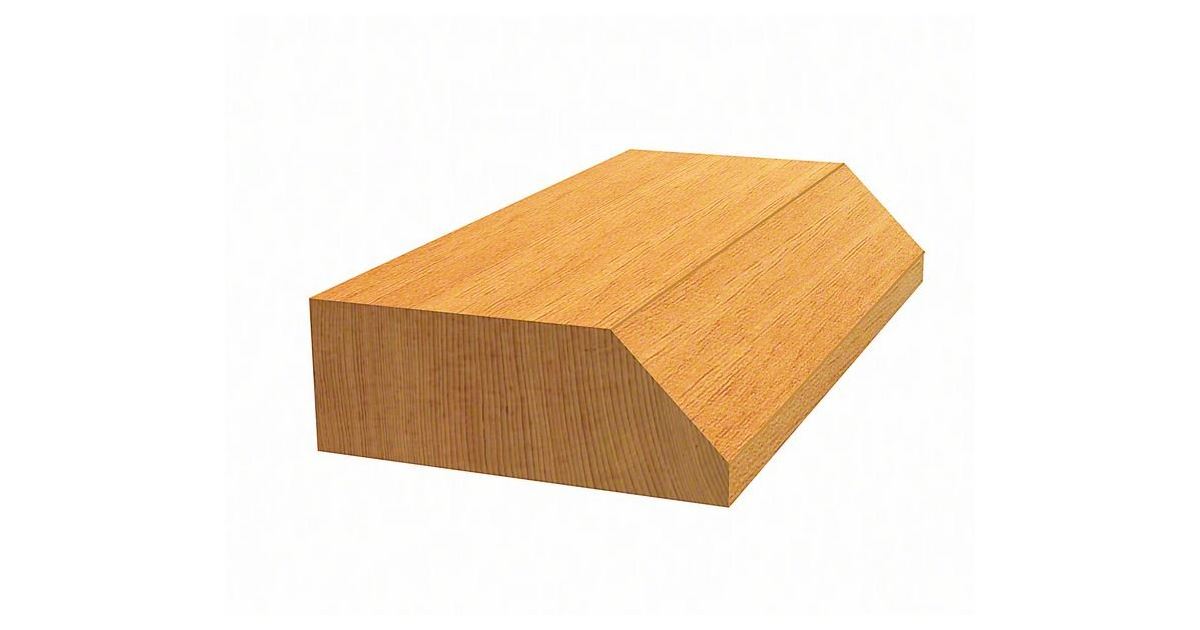 BOSCH Fresa para biselar 8 mm, ancho 11 mm, largo 15 mm, ancho 56 mm, 45° 2608628352