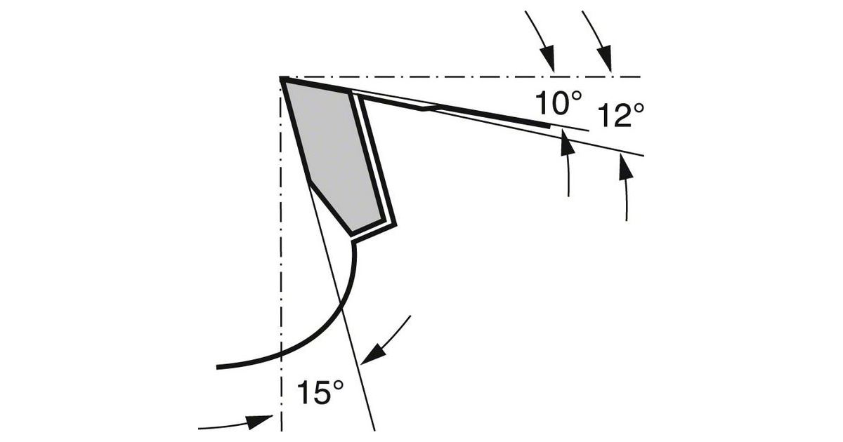 BOSCH Hoja de sierra Construct Wood 400 x 30 x 3,5 mm; 28 2608640693