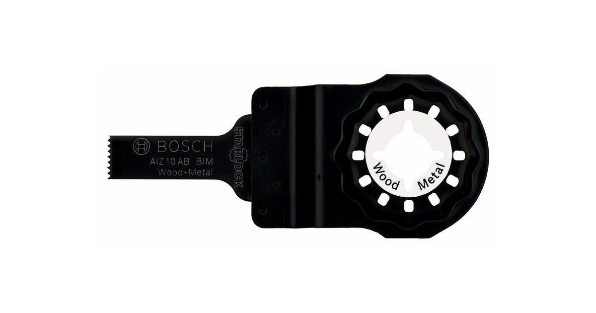 BOSCH Hoja de sierra de inmersión BIM AIZ 10 AB Madera y metal 10 x 20 mm 2608661641