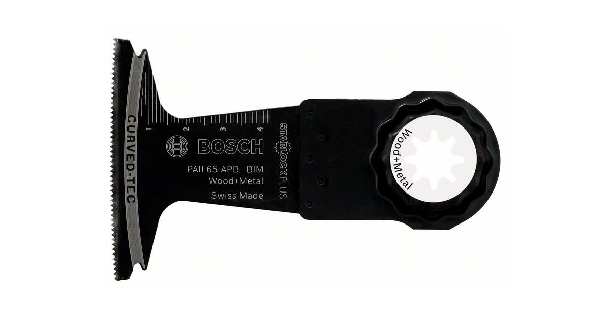 BOSCH Hoja de sierra de inmersión BIM PAII 65 APB Madera y metal 65 x 50 mm 2608662564
