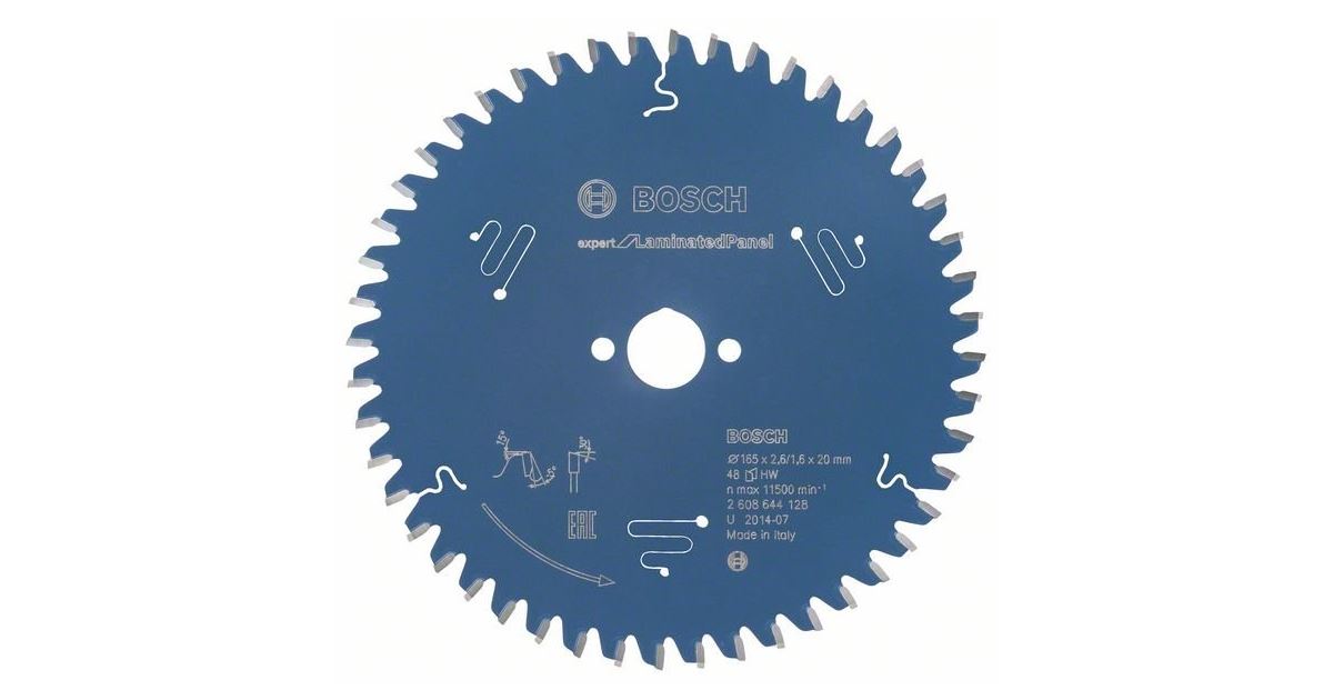 BOSCH Hoja de sierra EfLP165 x 20 x 2,6 mm, 48 2608644128