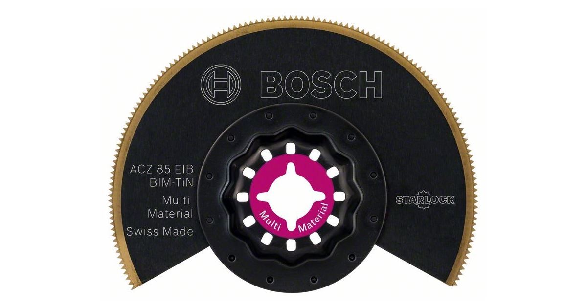BOSCH Hoja de sierra segmentada BIM-TiN ACZ 85 EIB Multi Material 85 mm 2608661758