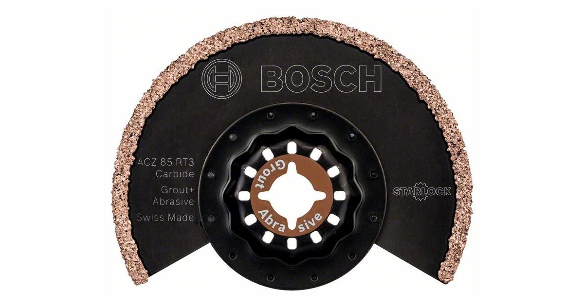 BOSCH Hoja de sierra segmentada de metal duro con granos de metal duro RIFF ACZ 85 RT3 85 mm 2608661642