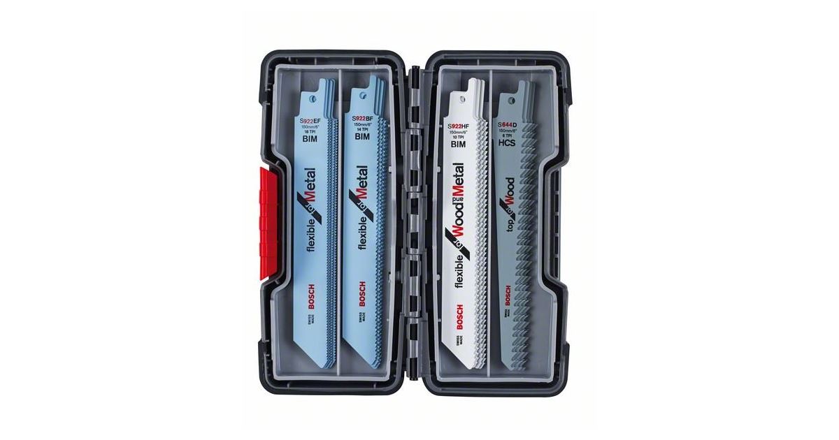 BOSCH Juego de hojas de sierra de 20 piezas para sierras traseras 2607010902