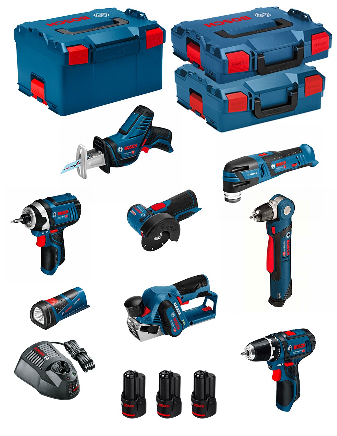 BOSCH Kit 12V BMK8-28ED3 (GSR 12V-15 + GDR