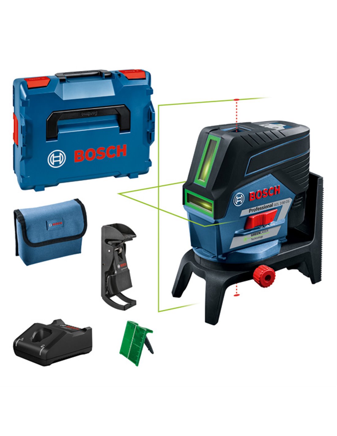 BOSCH Láser combinado GCL 2-50 CG Professional