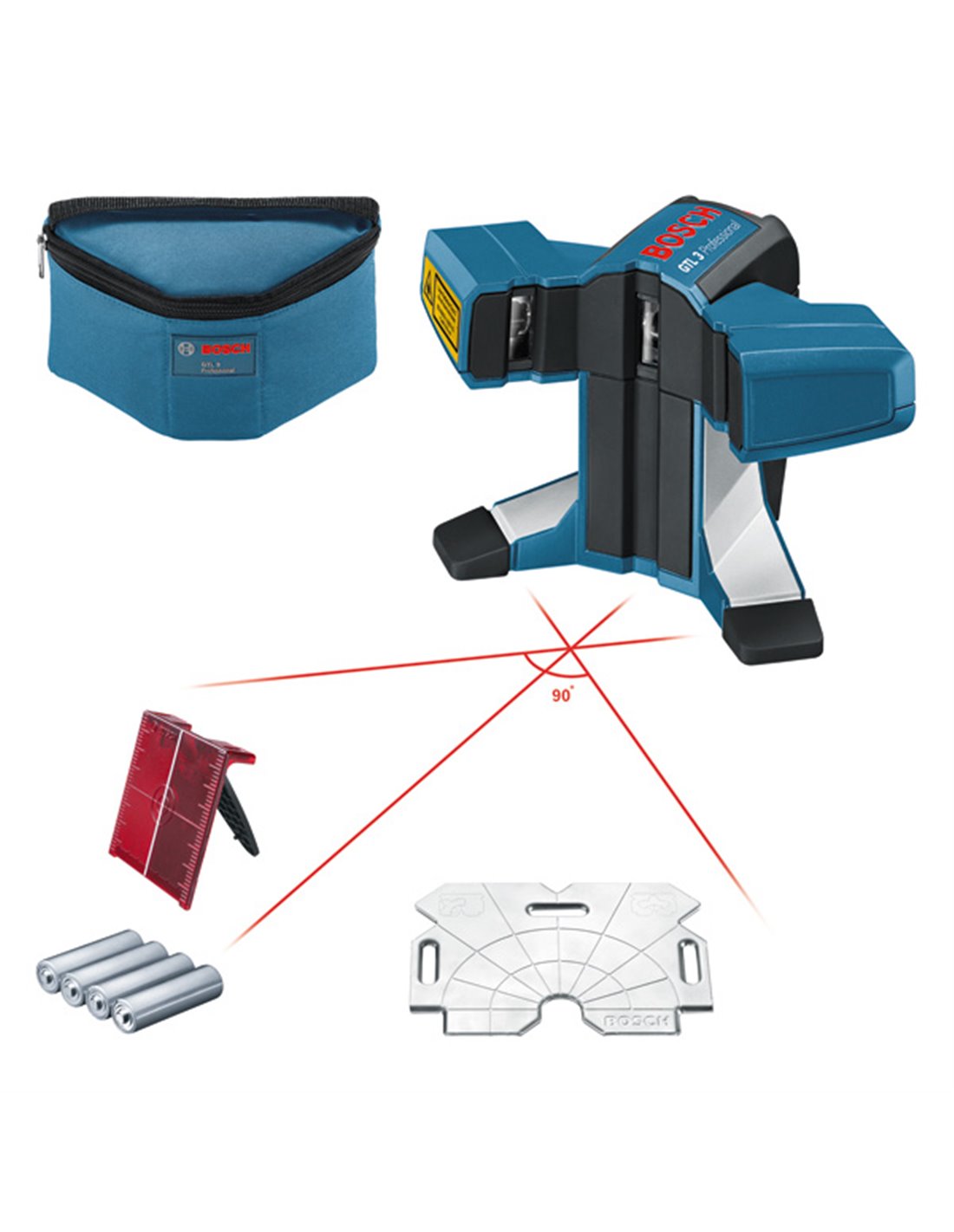 BOSCH Láser para azulejos GTL 3 Professional