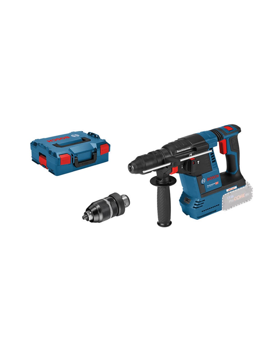 BOSCH Martillo perforador SDS plus a batería GBH 18V-26 F Professional