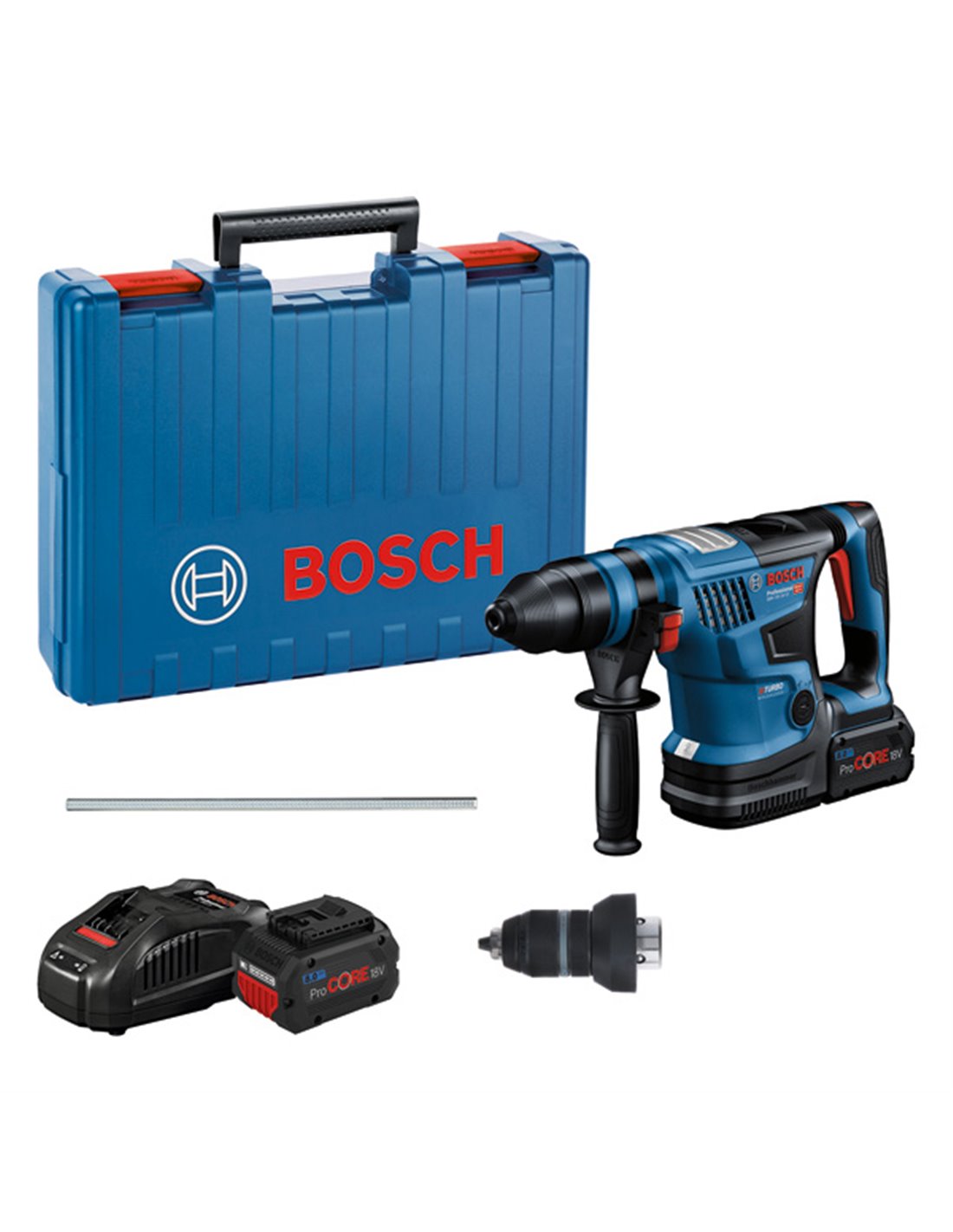 BOSCH Martillo perforador SDS plus BITURBO a batería GBH 18V-34 CF Professional