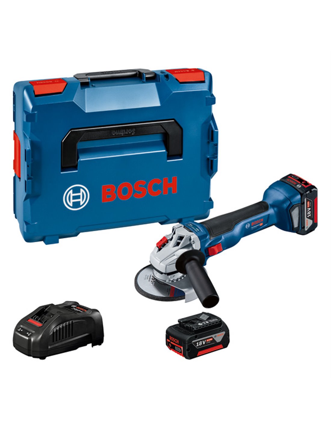BOSCH Miniamoladora a batería GWS 18V-10 Professional