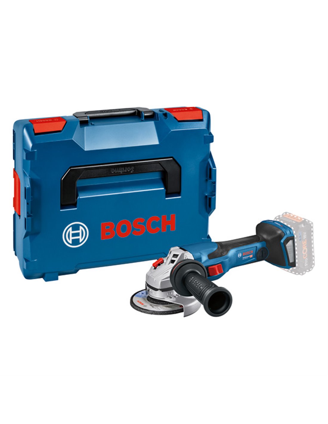 BOSCH Miniamoladora BITURBO a batería GWS 18V-15 C Professional