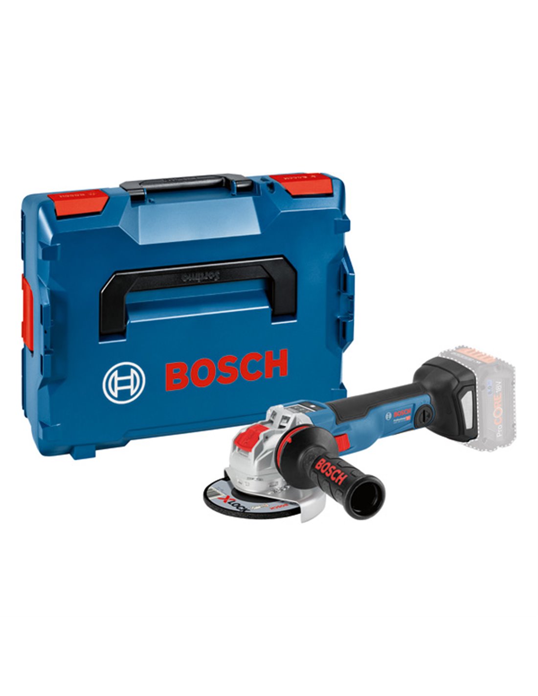 BOSCH Miniamoladora X-LOCK a batería GWX 18V-10 SC Professional
