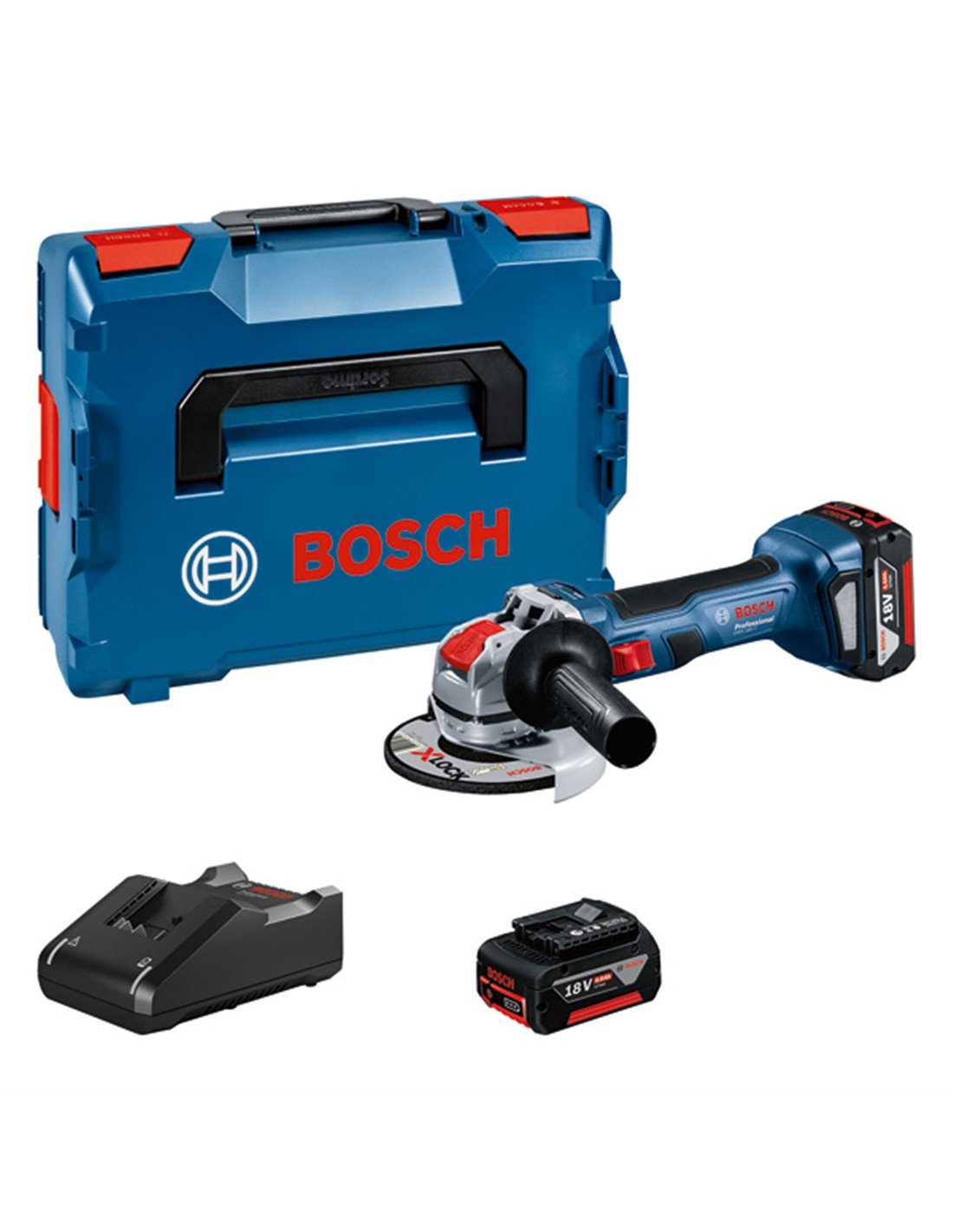 BOSCH Miniamoladora X-LOCK a batería GWX 18V-7 Professional