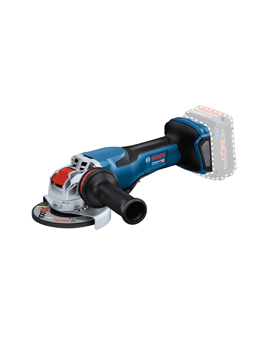 BOSCH Miniamoladora X-LOCK BITURBO a batería GWX 18V-15 P Professional