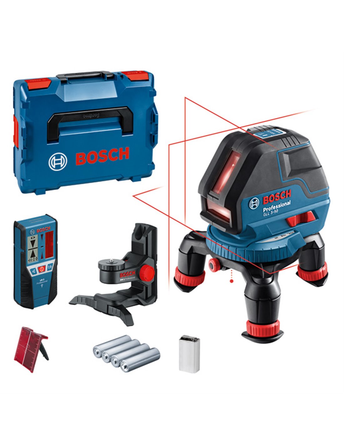 BOSCH Nivel láser de líneas GLL 3-50 Professional