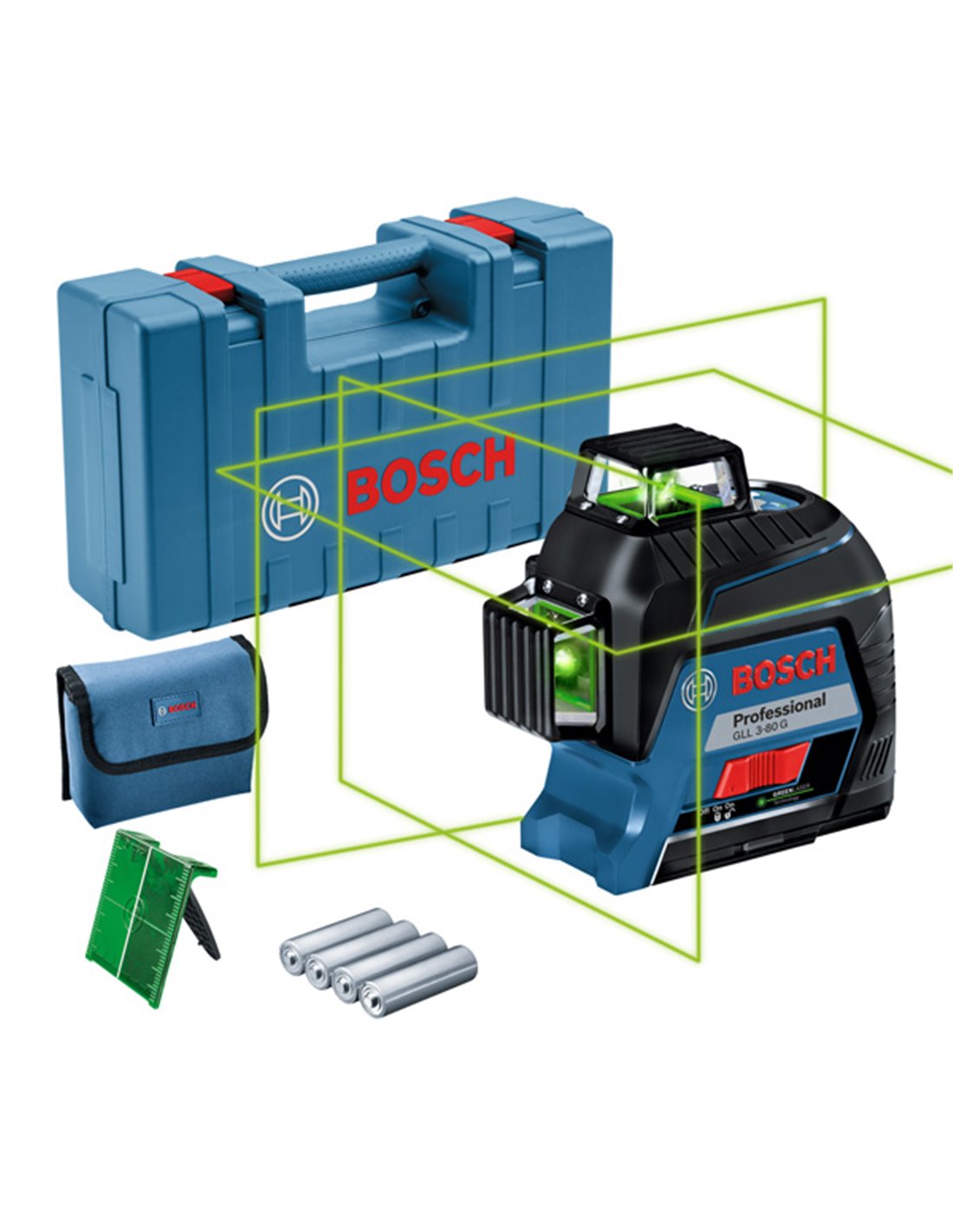 BOSCH Nivel láser de líneas GLL 3-80 G Professional