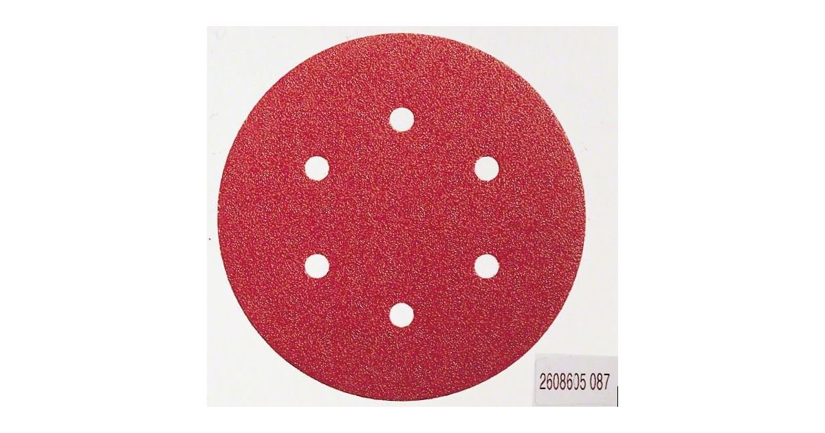 BOSCH Papel de lija C430, paquete de 5 150 mm, 40 2608605716