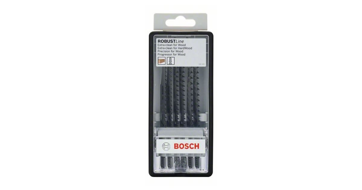 BOSCH Robust Line Wood Expert juego de hojas de sierra 6 piezas 2607010572