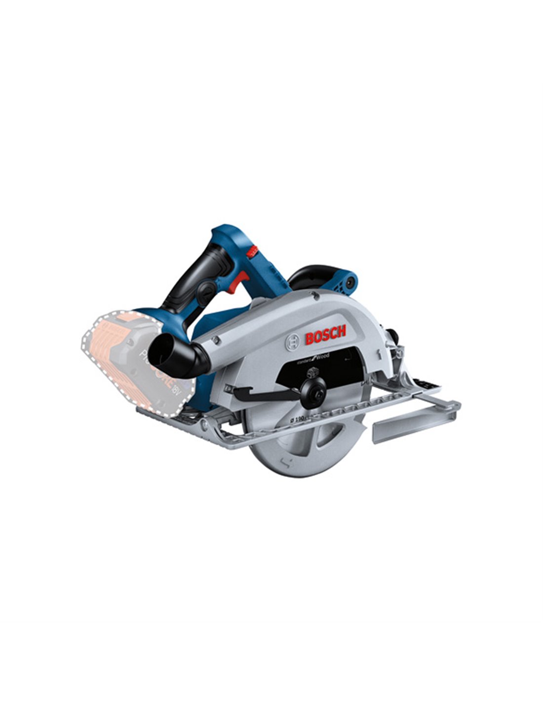 BOSCH Sierra circular BITURBO a batería GKS 18V-68 C Professional