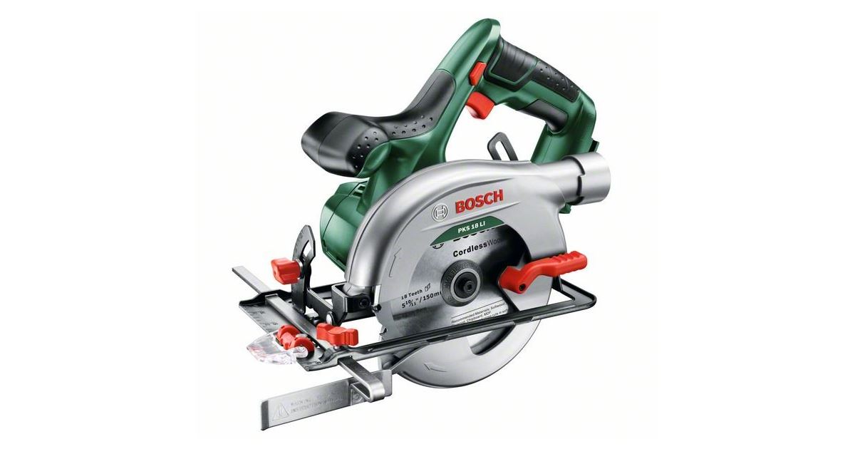 BOSCH Sierra circular inalámbrica PKS 18 LI 06033B1300