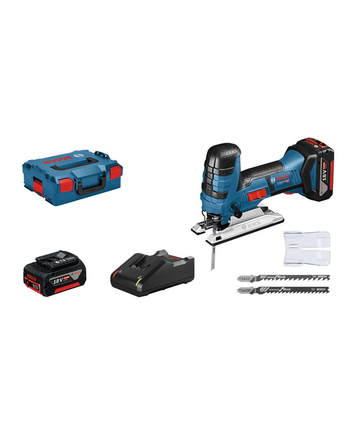 BOSCH Sierra de calar a batería GST 18V-LI S Professional