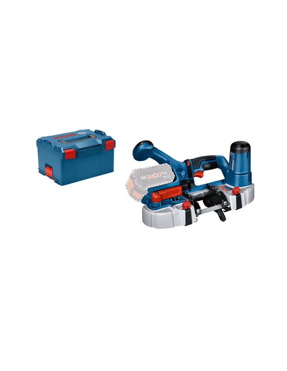 BOSCH Sierra de cinta con batería GCB 18V-63 Professional