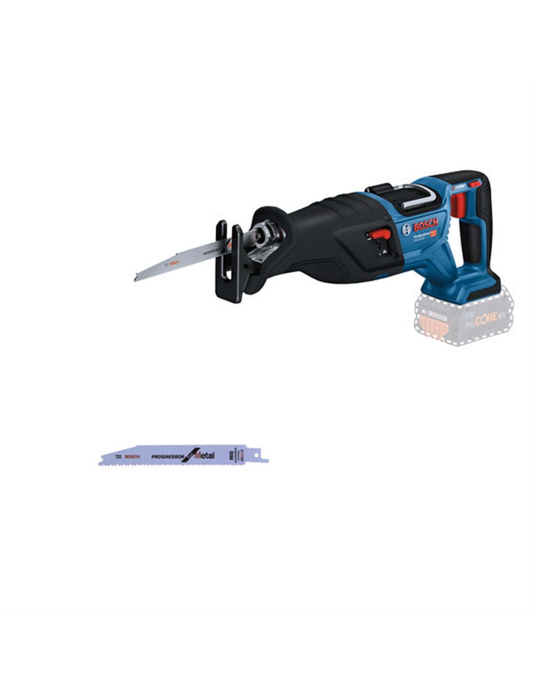 BOSCH Sierra sable a batería BITURBO GSA 18V-28 Professional