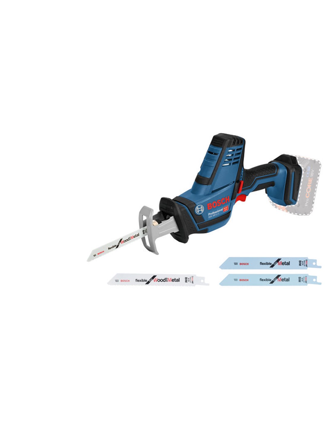 BOSCH Sierra sable de batería GSA 18V-LI C Professional