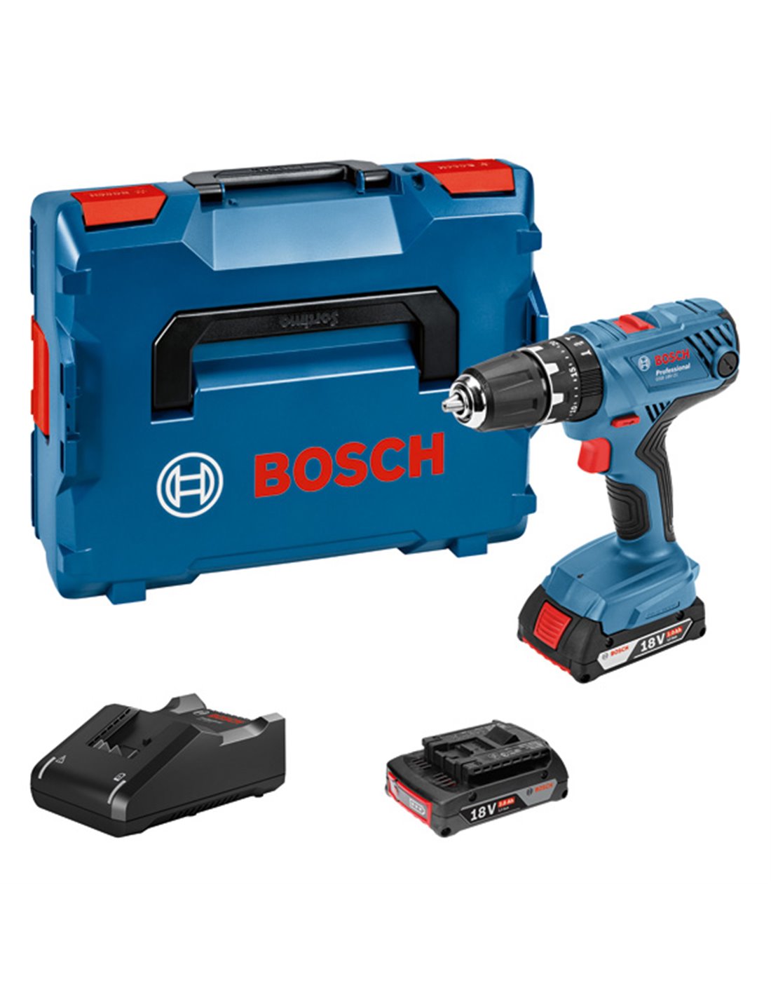 Taladro con percusión a batería Bosch GSB 18V-21 Professional |Brintus