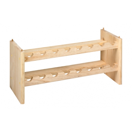 Botellero pino sin barnizar katea 16