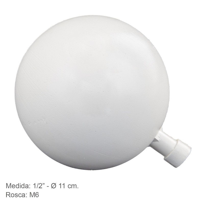 Boya plastico 1/2" x 11 Ø cm. rosca M6. WOLFPACK
