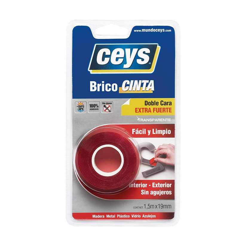 Bricocinta Transparente 1,5 mt. Ceys